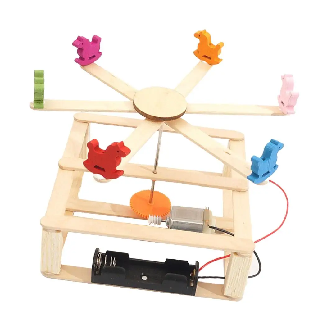 Kids Physics Movement Assemble Whirligig Merry Go Round Carousel Smart
