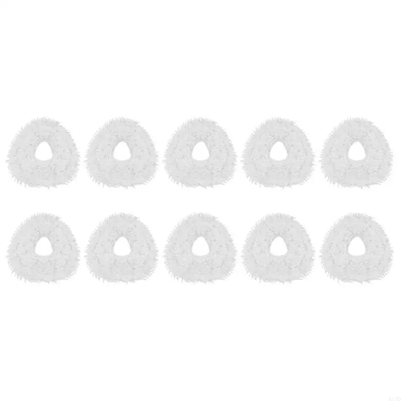 k1ad 10pcsホームクリーニングロボットのためのモップリフィルを簡単に交換する