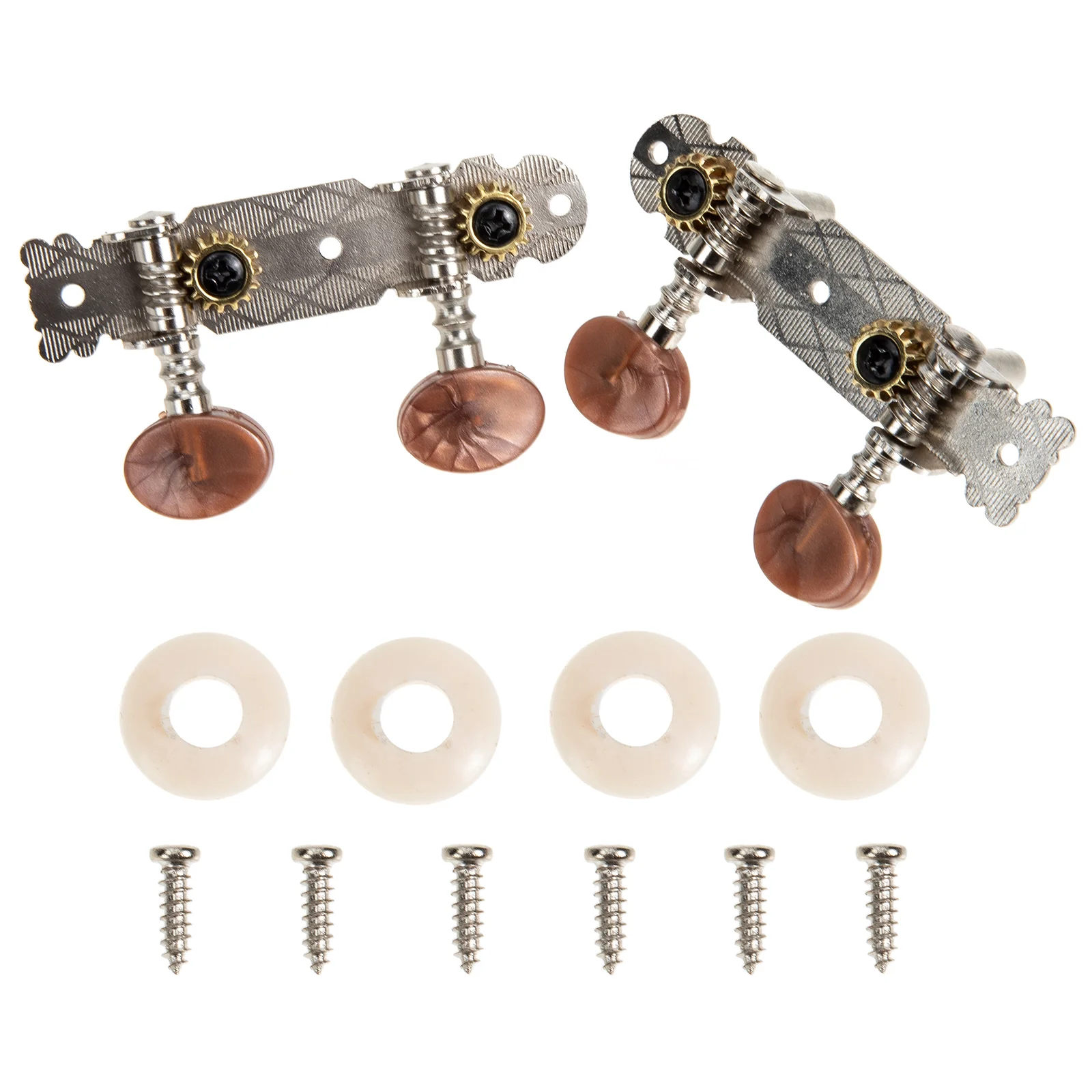

Ukulele Tuners Replacement Pegs Machine Heads Tuning Gear Classical Keys Geared Metal