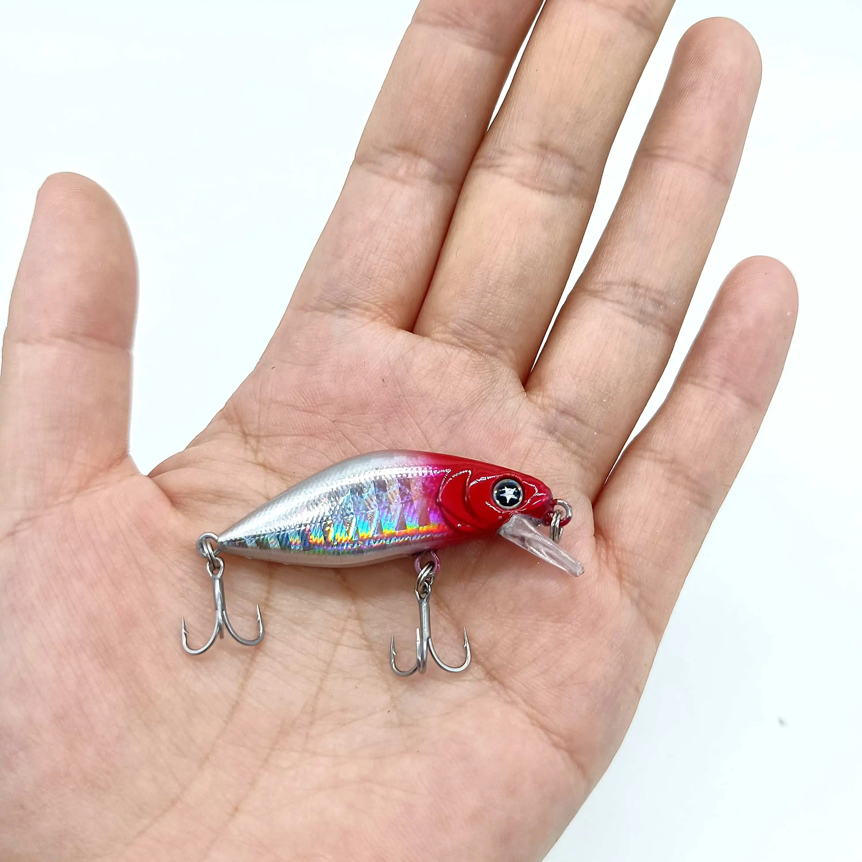 DUODUOYU 1PCS Mini Sinking Minnow Fishing Lures 4.3g/50mm Jerkbaits Peche Artificial Bait Wobbler Lure for Trout Bass Tackle