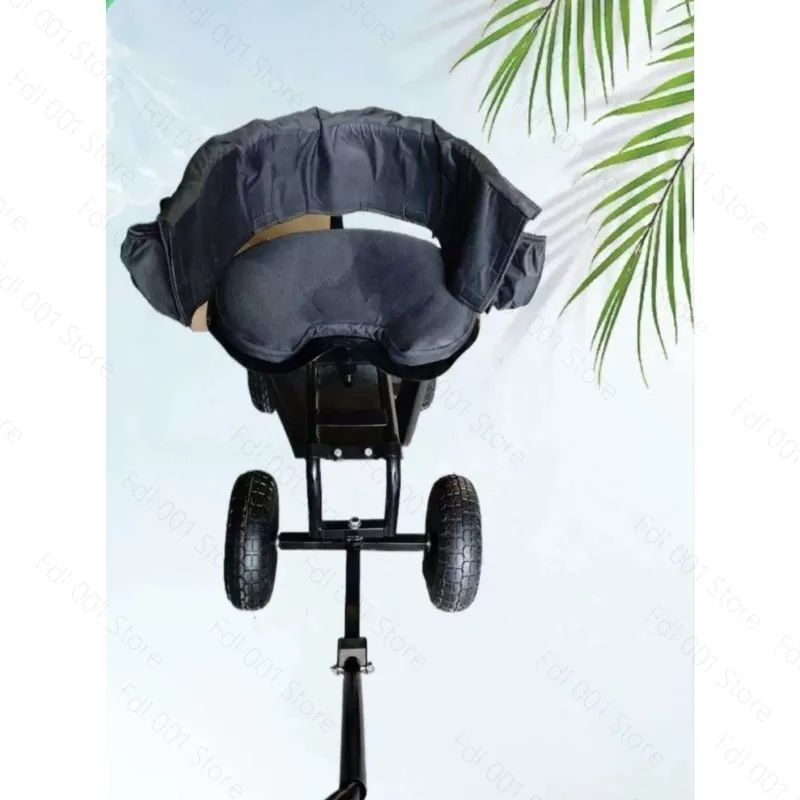 Rotatable seat multi-purpose gardening vehicle, mobile tool/rest vehicle for greenhouse picking