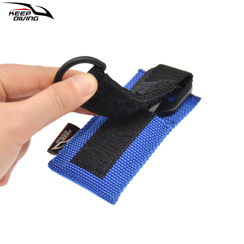 1PCS Diving Underwater Cutting Special Knife  Cutter Cover Can Be Worn Through 5CM Webbing Wear-resistant Nylon Cutter Cover view 4