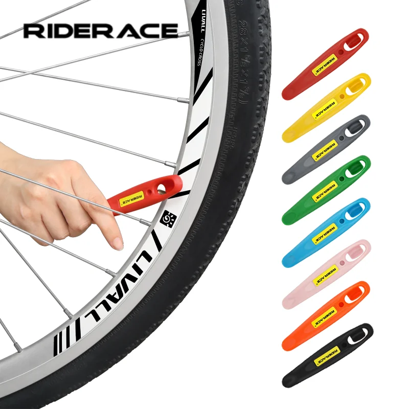 RIDERACE Fahrradreifen-Montagewerkzeug Ultraleichter Mountainbike-Reifenheber Rennrad-Reifenöffner Reifenreparaturwerkzeug