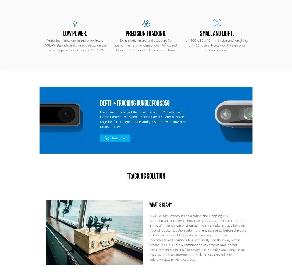 SUNhokey store RealSense t265 d435i tracking camera