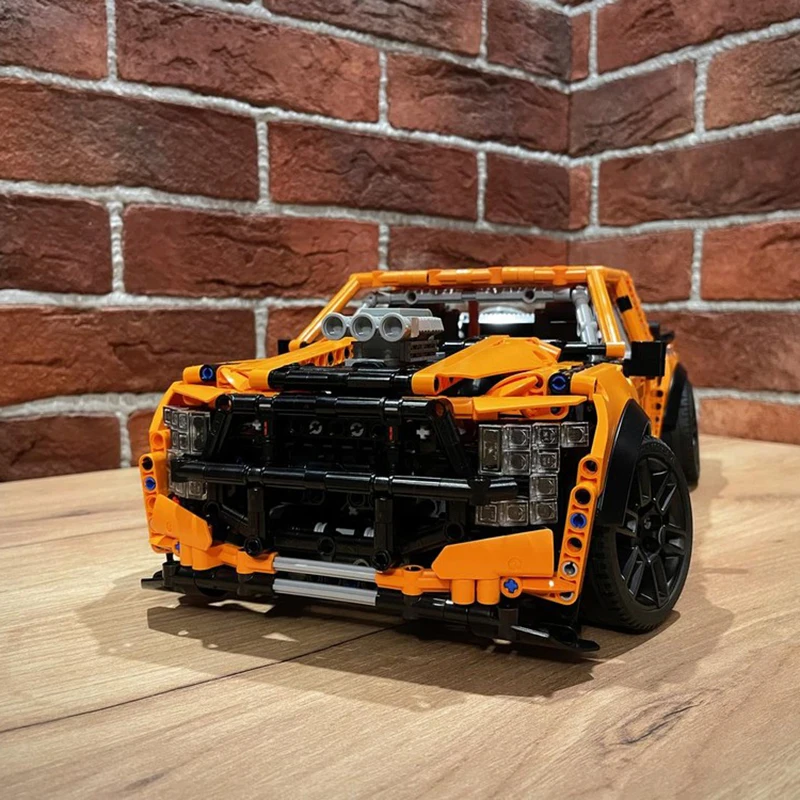 MOC F150 Raptor Speed Champion Classic Car Model Racing Children's Toy Gift Technology Building Blocks