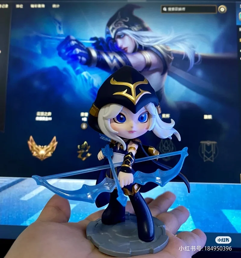 Originale Lol League Of Legends Classic Character Series Jinx Anime Figure Handmade jinjesi Ali periferiche Area Model Toy Doll