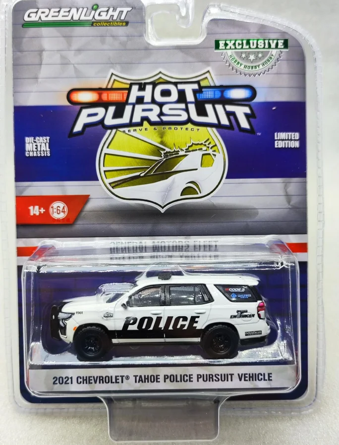 All 1:64  Series 2021 CHEVROLET TAHOE  Z71 , POLICE PURSUIT VEHICLE  Diecast Metal Alloy Model Car Toys For  Gift Collection