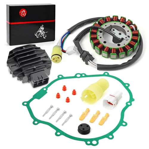 Imagen 2 del producto Bobina de estator y rectificador regulador con junta para Yamaha Grizzly 350 2007-2014 Bruin 350 2004-2006 WOLVERINE 350 2006-2009