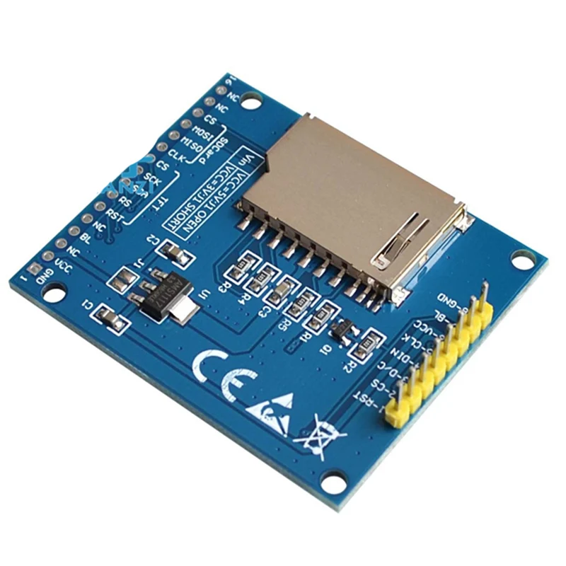 Módulo TFT de 1,8 pulgadas, módulo LCD con puerto serie SPI de sustrato PCB, al menos 4 IO