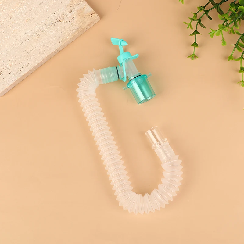 Disposable Anesthesia Breathing Circuit Thread Extension Tube Retractable Suction Tube Multifunctional L-shaped Rotary Joint