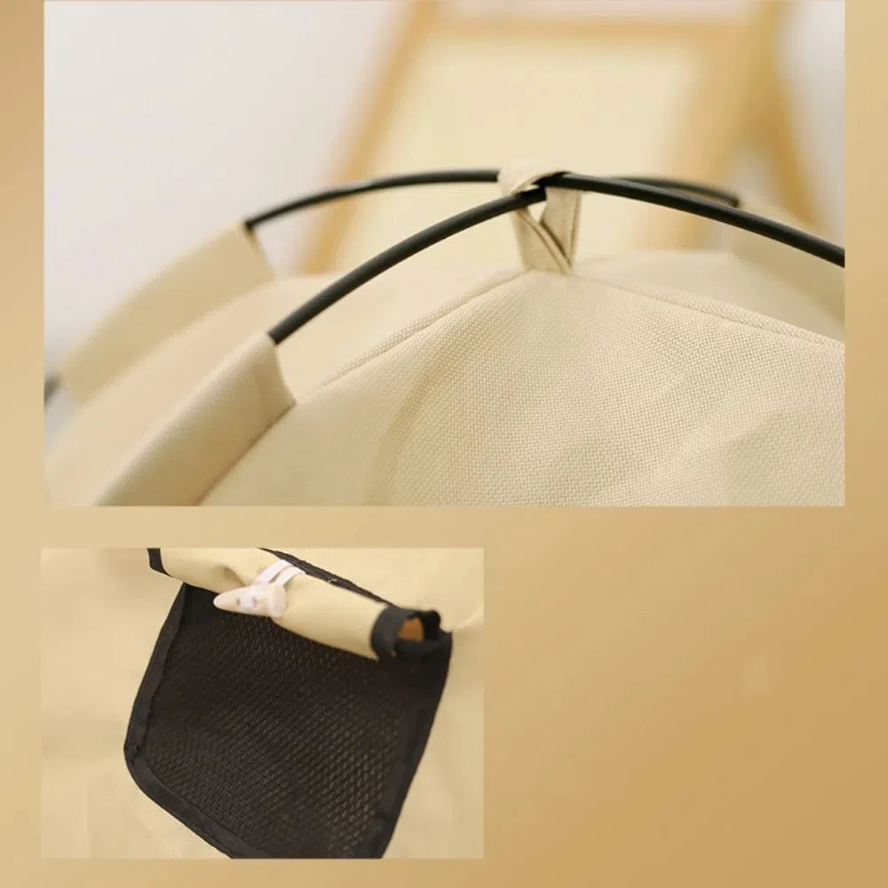 خيمة محمولة قابلة للطي للقطط الأليفة بتصميم مغلق قابلة للتنفس، بيت نوم للقطط، بيت حيوانات أليفة مستقر كبير للاستخدام الداخلي #3