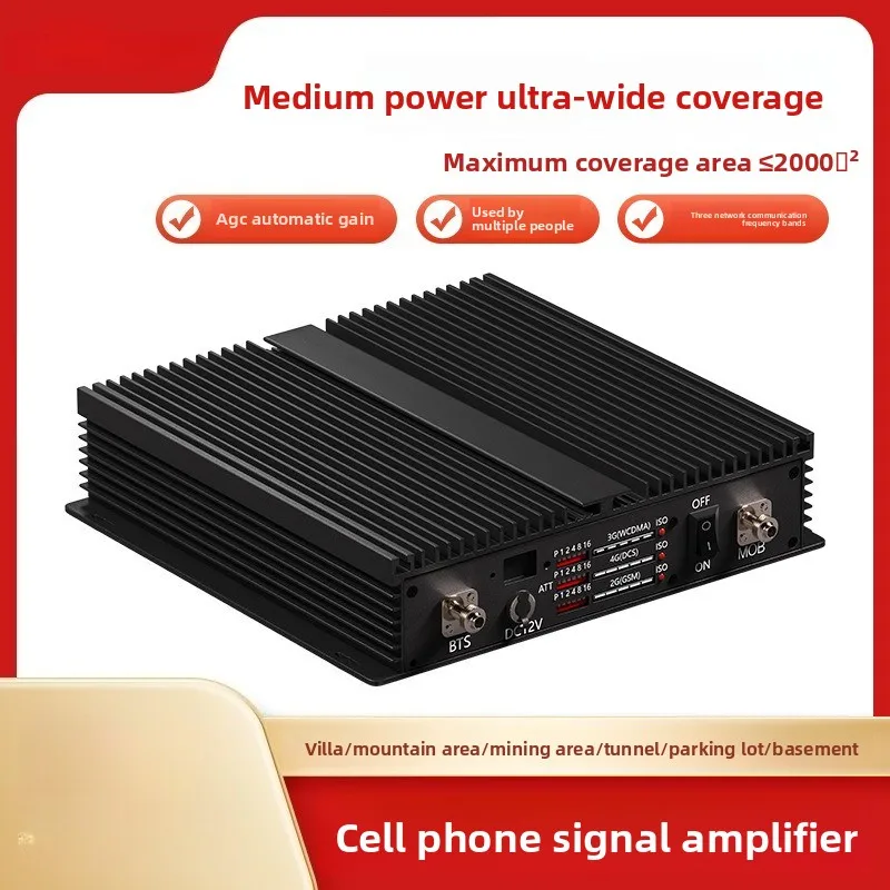 4G Mobile Signal Repeater Cellular Signal Amplifier for Villa Home Mountain Indoor Coverage