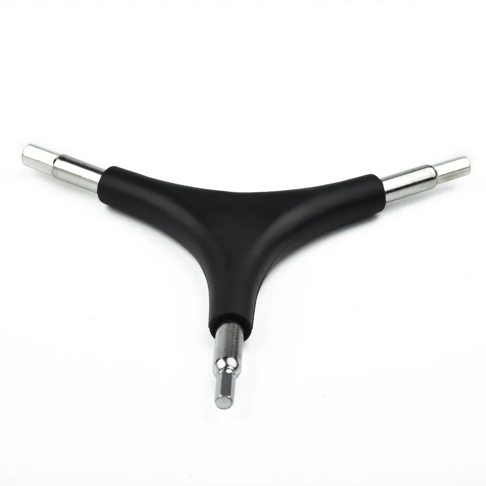 Chave Allen em Y de 3 Vias, Chave Hexagonal de 4/5/6mm, Ferramenta de Reparo de Bicicleta em Aço para MTB e Ciclismo