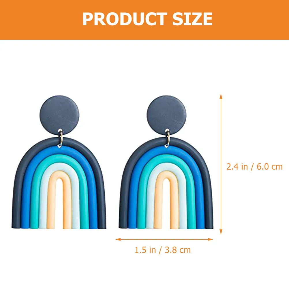 1Pair Geometric Bohemian Earrings Stylish Lightweight Dangling Drop Earrings for Women Party Jewelry Gift for