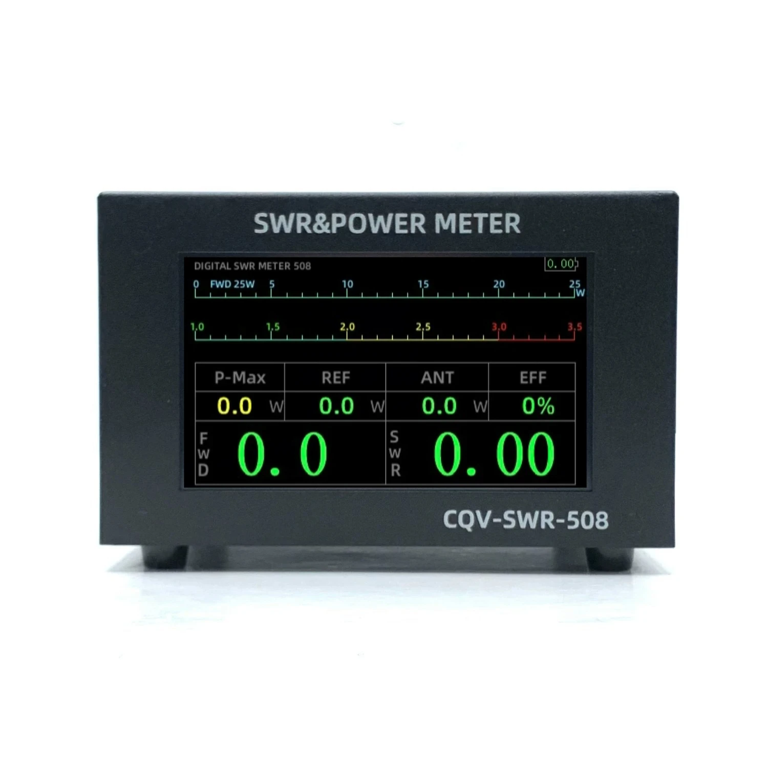 HF SWR Power Meter 200W 1.8-54MHz Digital Touch Screen for Ham Radio