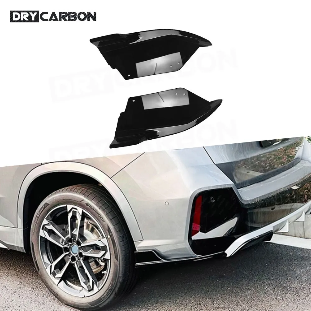 

Автомобильный задний бампер, спойлер, сплиттеры для BMW X1 IX1 U11 M Sport 2023+, диффузор заднего бампера, угол боковой пленки, аксессуары