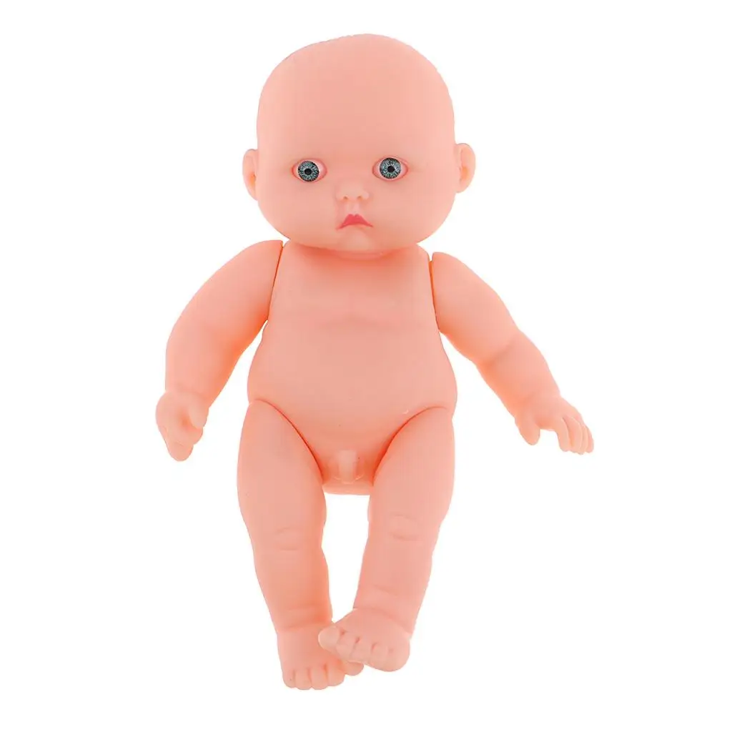 11cm 수제 리얼리틱 비닐 리본 인형 귀여운 아기 남자 인형 일반 피부