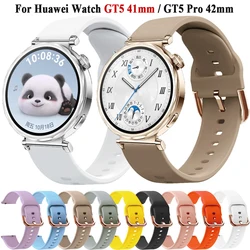New 18mm Silicone Strap for HUAWEI WATCH GT 5 GT4 41mm Bracelet Wristband For Huawei GT5 Pro 42mm/Vivoactive 4S 3S Venu 2S Band