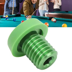 Pool Cue End Plug Aluminum Alloy Screw Rubber Cover Billiard Cue Bottom Bumper For Connecting Club And Extension Handle