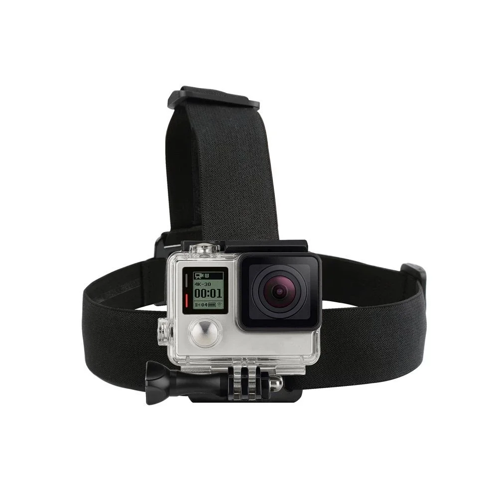 Elastic Harness Head Strap Mount for GoPro Hero 6 5 4 3 Session Xiaomi Yi 4K Eken H9 SJCAM SJ4000 Action Camera Accessory