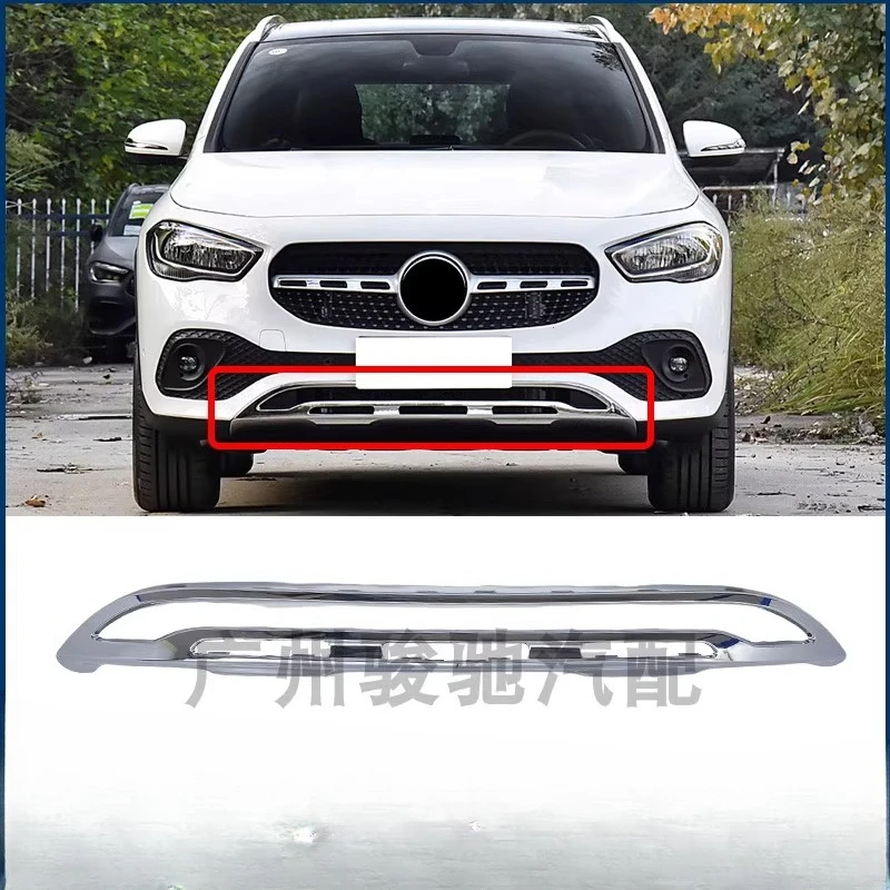 

Подходит для Mercedes-Benz GLA180 накладка на переднюю планку GLA200, яркая полоса на переднюю губу GLA220, хромированная рамка W247 2020-2023 гг.