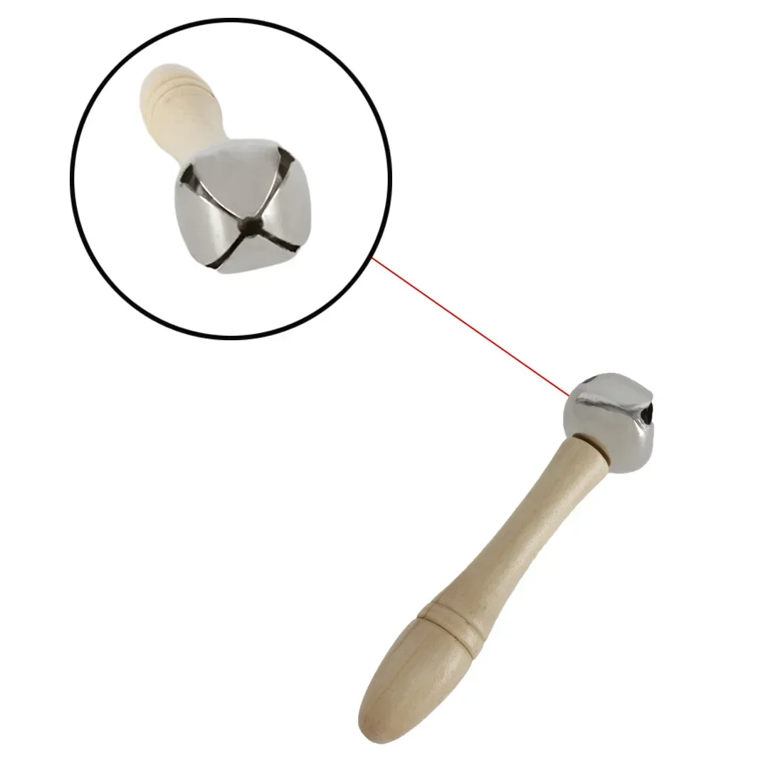 Single Tone Stick Single Stick Bell Rattle Orff Percussion Instruments Child Bumper Bell Toys Baby Early Music Education Gifts