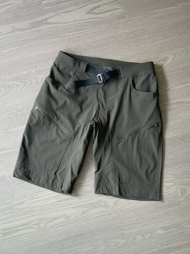 

Qui Dry Breathable Men's Outdoor orts Nylon Fabric Water Resistant 9 Inches Summer orts Faionable Urban Sle Straigh...