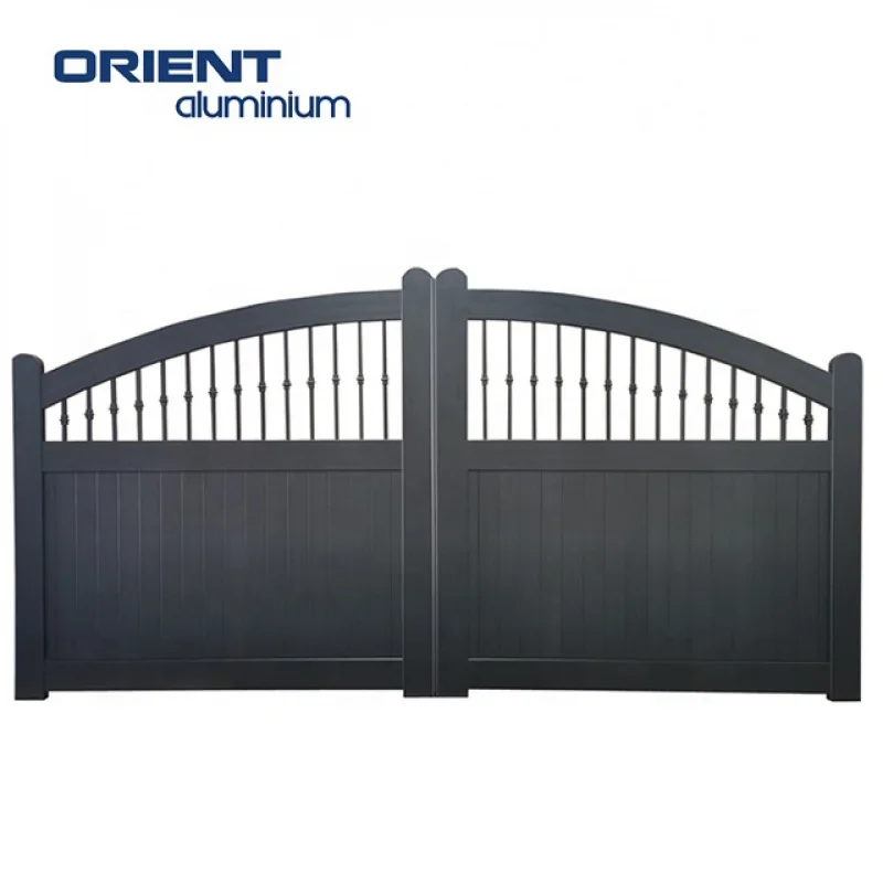custom.Modern Aluminium Sliding Gate 2 Wings Folding Gate Hotel Design Factory Direct