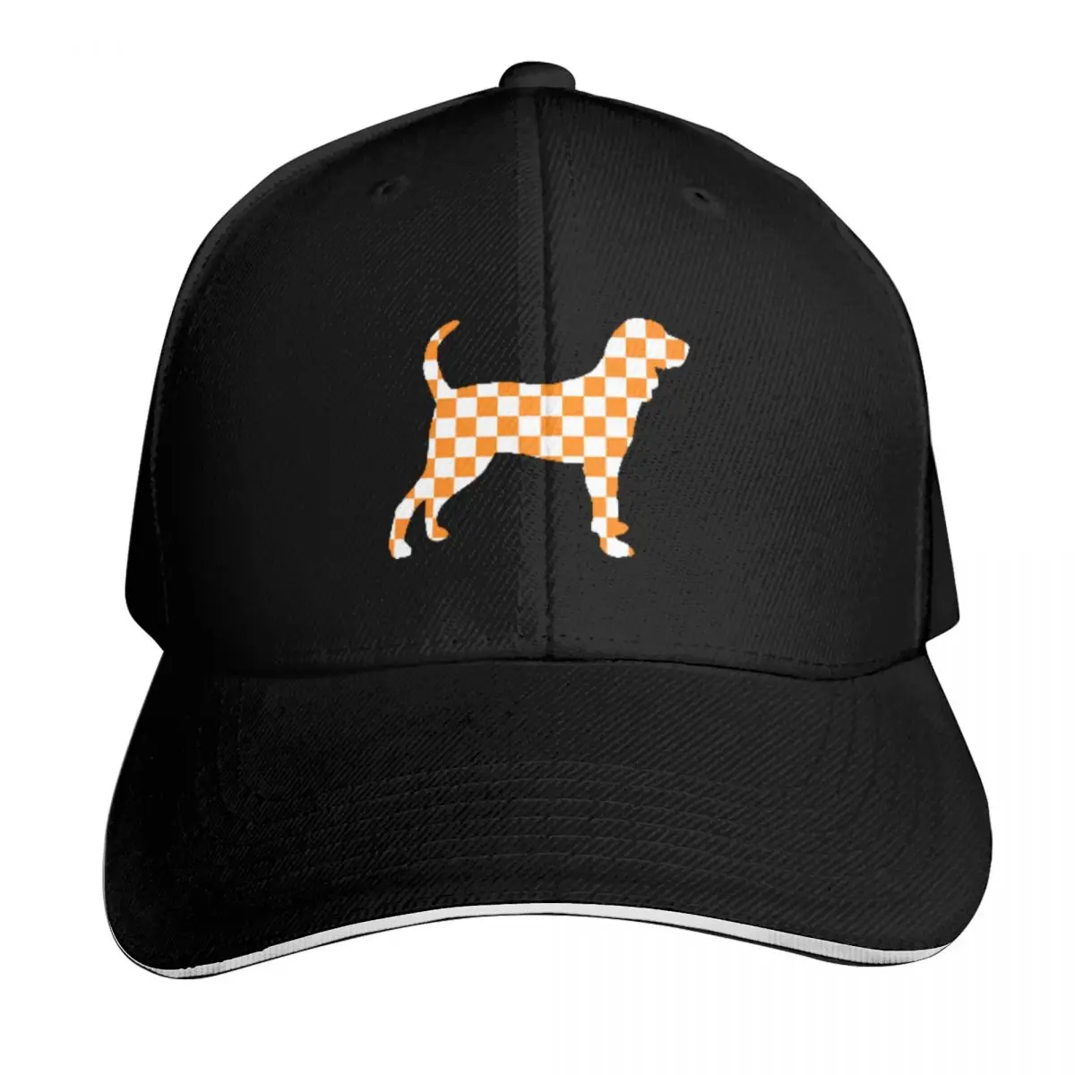 Smokey Outline Checker Baseball Cap Outdoor Golf Running Hiking Summer Beach Travel Streetwear Hip Hop Trendy