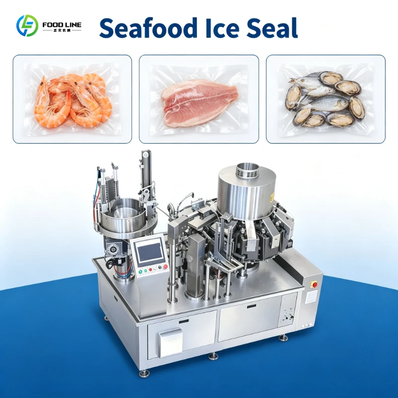 Automatic Pouch Vacuum Packing Sealer Equipment for Corn Peanut Kernel Granule Dried Food Storage Line