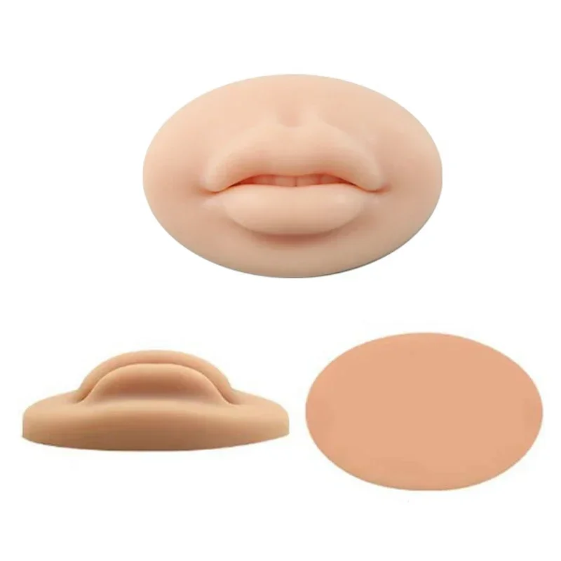 

Microblading Blank Practice Tattoo Fake Skin Beginner Special Lips Designs Supplies 1pcs Silicone Lips Tattoo Practice Skin