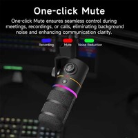 Comica D10(A) USB Gaming Microphone With Noise Reduction Adjustable Stand Microphone For Streaming And Podcast Recording