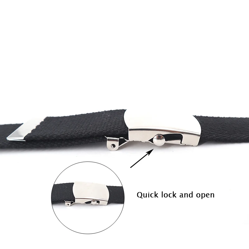 Men&women Casual Sport Belt Fashion Luxury Couples Slide Buckle Designer Belts 3.2cm Wide Children Jeans Cotton Waist 90-200cm