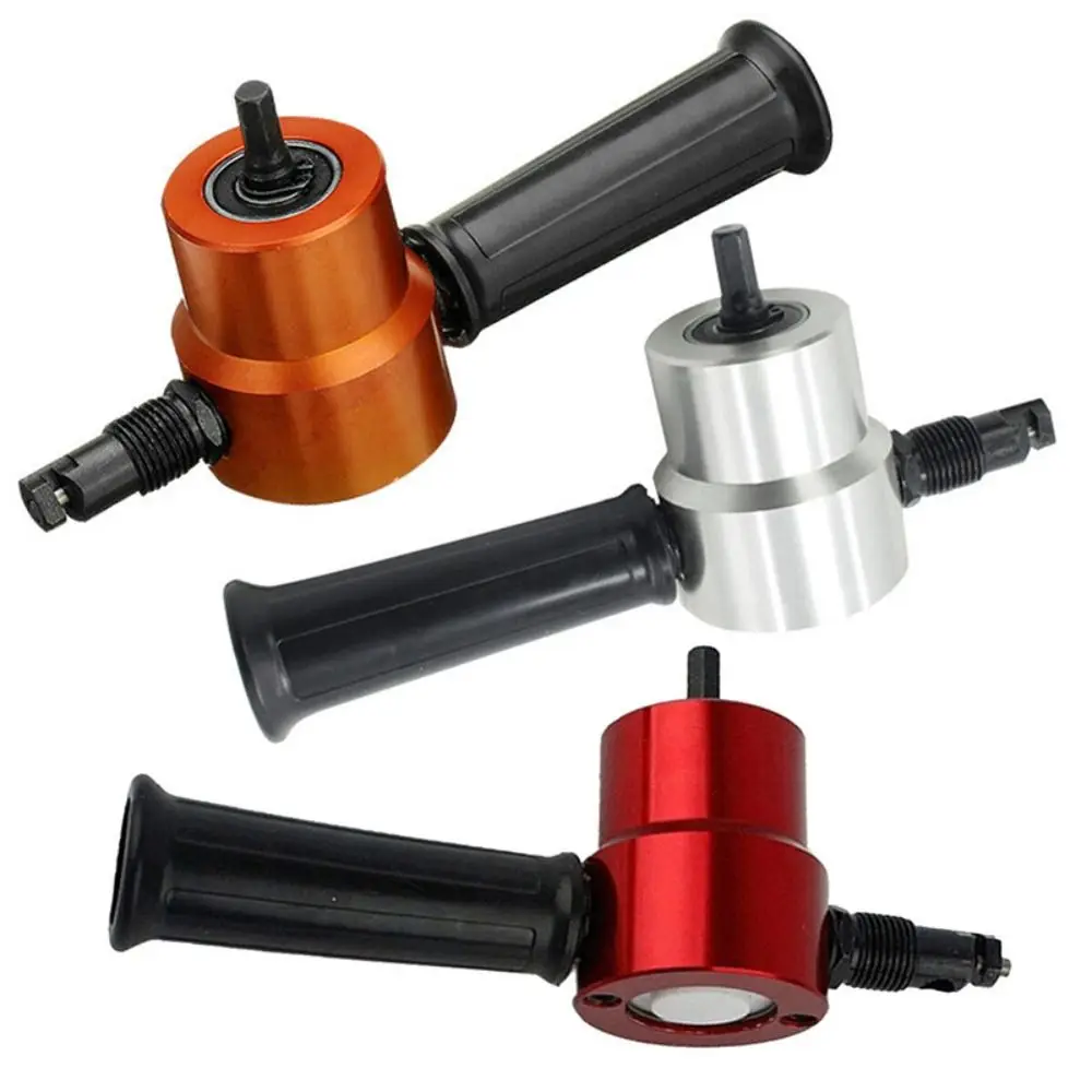 

Double Head Metal Cutting Nibbler Metal Cutting Sheet Metal Sheet Metal Cutter Adjustable Electric Drill Attachment