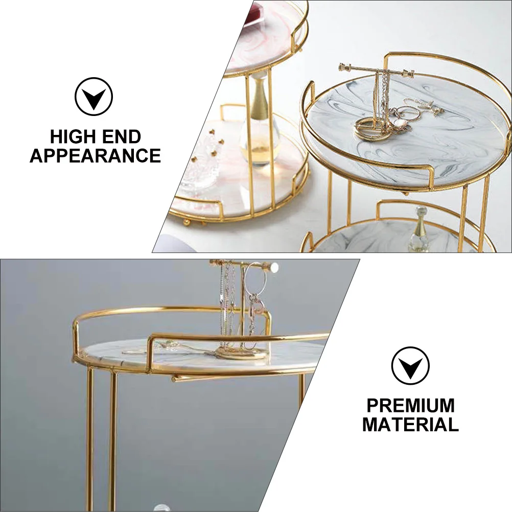 1Pcs Practical Makeup Storage Rack Multi Layer Lightweight Jewelry Organizer Desktop Jewelry Display Rack