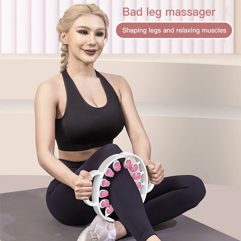 Leg Massager Ring Shaping Muscle Relaxation Handheld Household Multifunctional Yoga Fitness Leg Beauty Slimming Roller