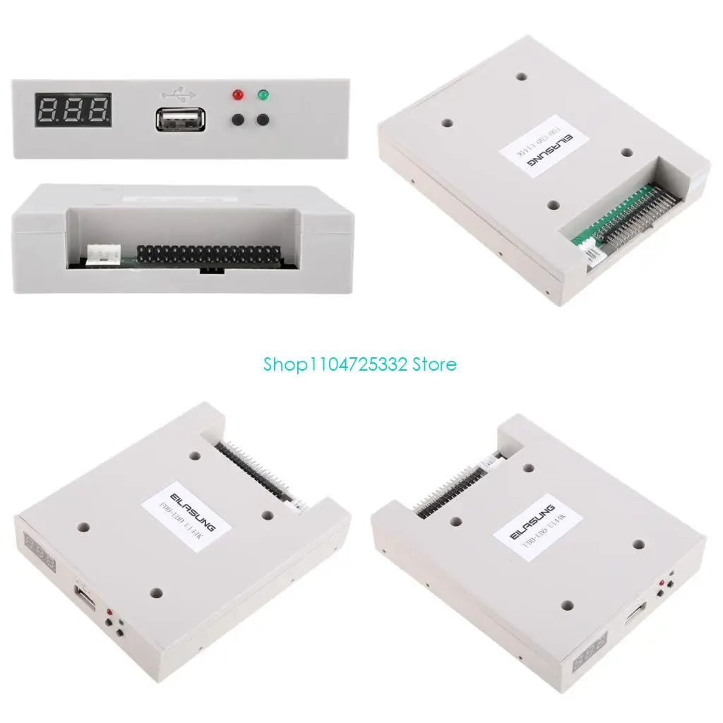 P5EA USB Floppy Disk Reader Drive Emulator 3.5in No for Extra Driver Required Plug N