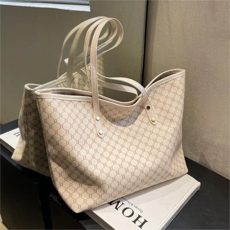 High End Fashion Versatile Simple Printed Women Handbag New Daily Fashion Shoulder Bag Large Capacity Handbag