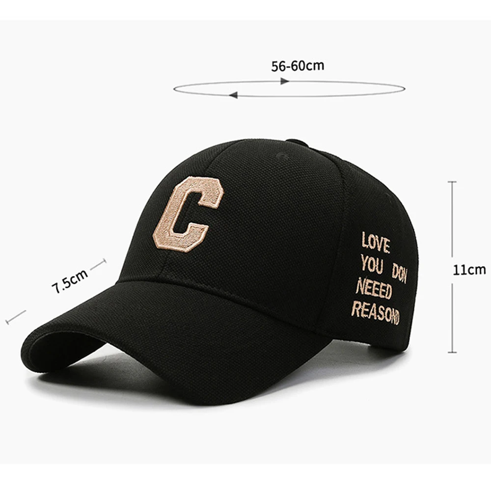 FS Winter Luxury Brand Baseball Cap For Men Cotton White Golden Letter Women Hats Outdoor Sports Golf Caps Gorras Hombres 2024