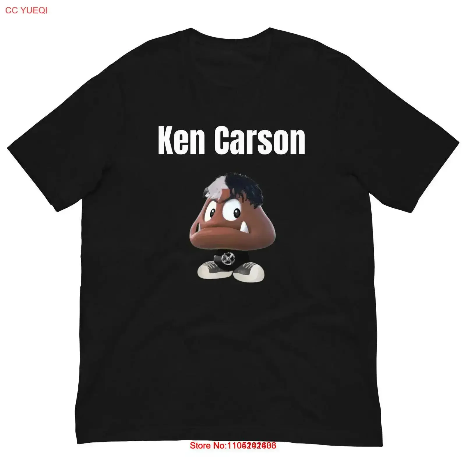 Camiseta Ken Carson Goomba, divertida, Opium L87735, estilo vintage, lavada, versátil, para uso diario, ropa urbana, suave, cómoda y a la moda