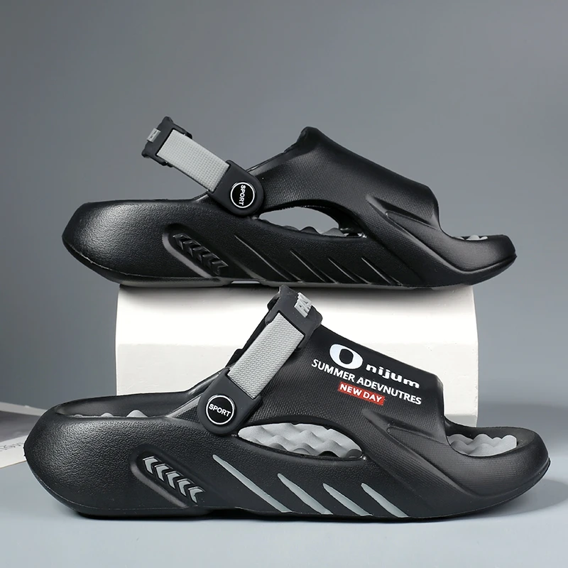 

Мужские массажные тапочки 2025 года, для дома и улицы, сандалии, пляжная повседневная обувь, удобные шлепанцы, мужские и женские домашние тапочки, большие размеры 46, 47