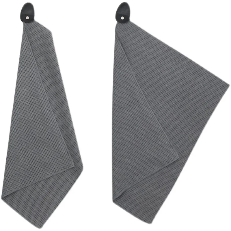 منشفة جولف مغناطيسية على الطراز الكوري من الألياف الدقيقة ماصة للعرق سريعة الجفاف متعددة الوظائف منشفة رياضية للتنظيف 40*50 سم