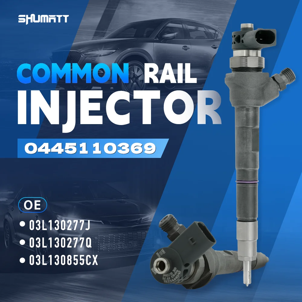 Fuel Injector 0445110369 Compatible with 0445110368 0445110369 0445110646 0445110647 0986435166 Injector