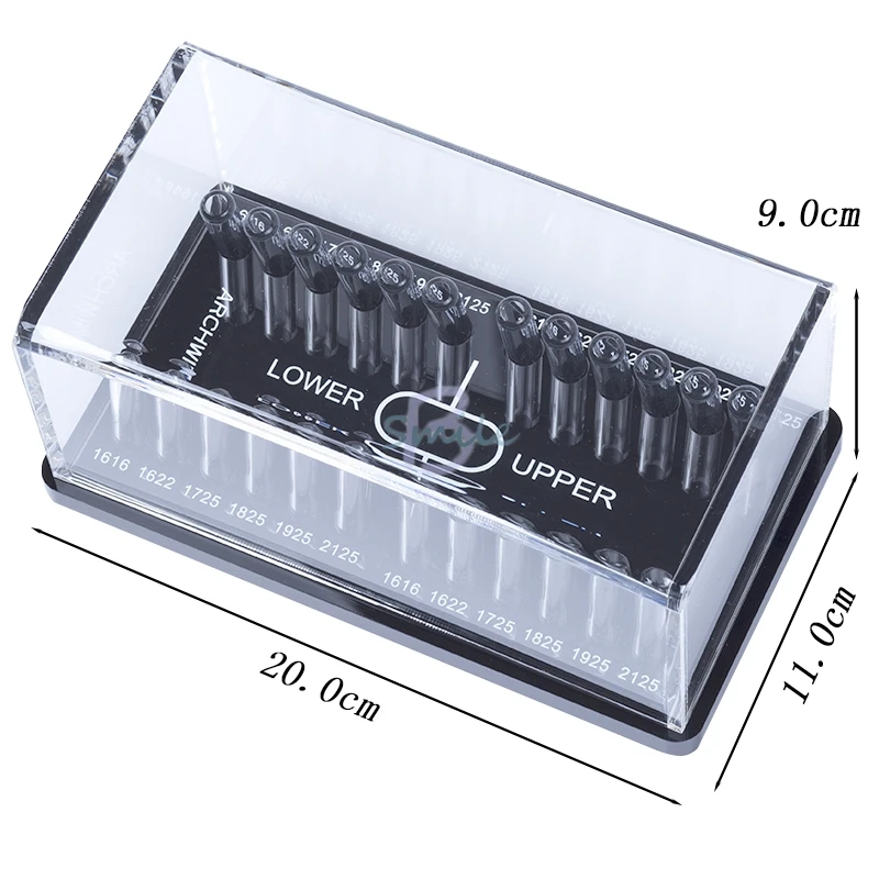 high quality 1Pcs Transparent Dental Acrylic Organizer Syringe holder Box dental placing box autoclaved sterilization holder