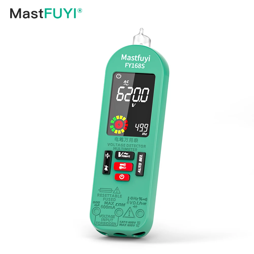 

Fully Digital automatic Multimeter Rechargeable Color LCD Ture-RMS AC/DC Voltmeter Ammeter NCV Ohm Diode Capacitance VFC Tester