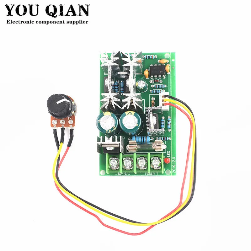 DC10-60V DC 10-60V Motor Speed Control PWM Motor Speed Controller Switch 20A Current Voltage regulator High Power Drive Module