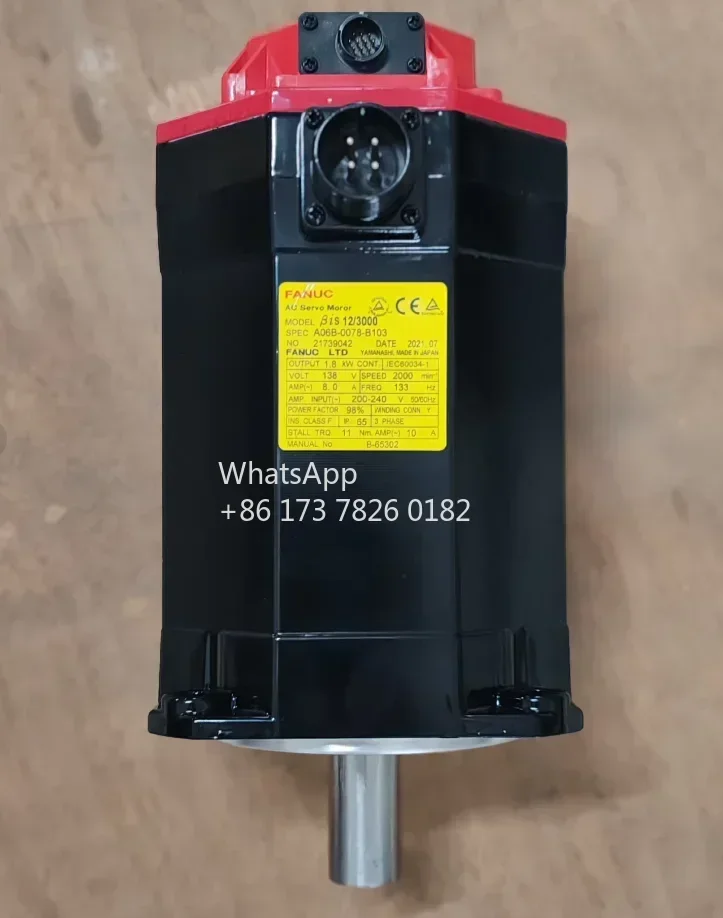 A06B-0078B103 Prueba de servomotor usado ok