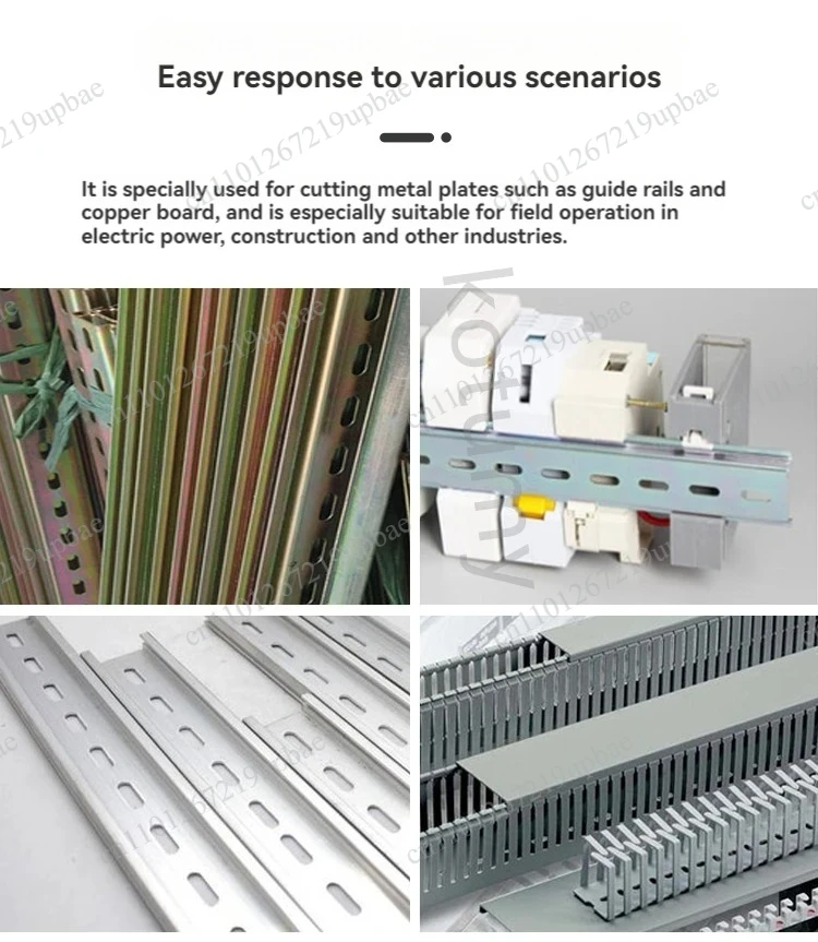 Manual Din Rail Cutter Quick Cutting Tool Guide Rail Track Cutter Machine