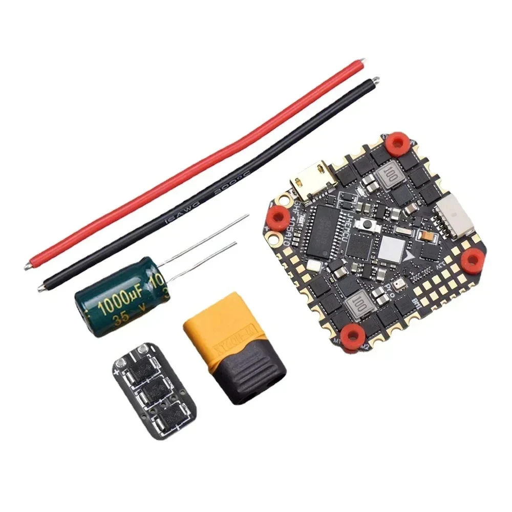 

JHEMCU GHF405AIO-HD Betaflight F405 OSD контроллер полета с 40A ESC PWM Dshot600 2-6S для зубочисток RC FPV Racing Drone