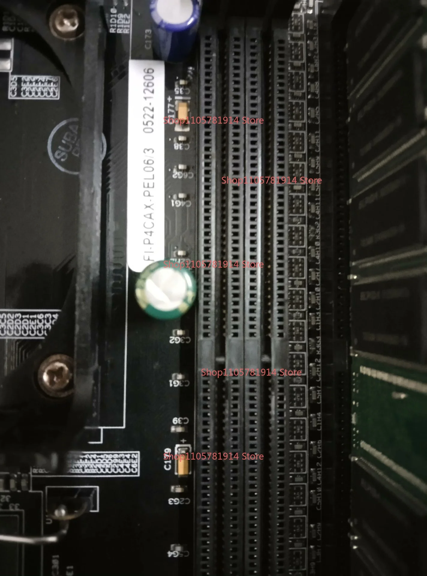 For FI-P4CAX-PEL06/3, 0522-12606, 0522-12568, 478-seat Motherboard, Free CPU Memory